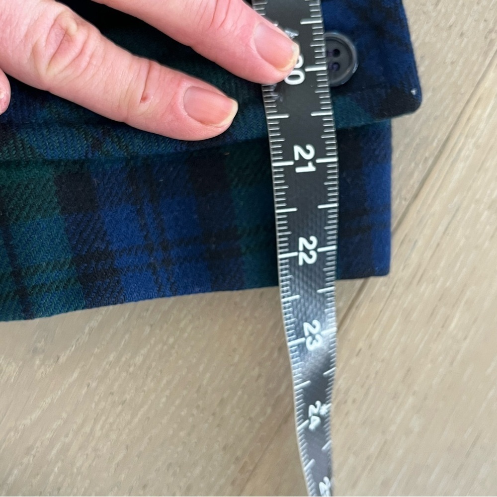 Pendleton Vintage Wool Plaid Pea Coat - Picture 10 of 11